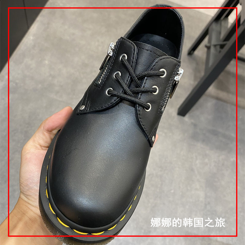 韩国正品代购Dr.Martens WANAMA 侧拉链马丁靴软皮男女2763100