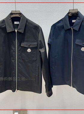 韩国代购Moncler盟可睐 Camicia 棉质翻领夹克商务休闲外套男款
