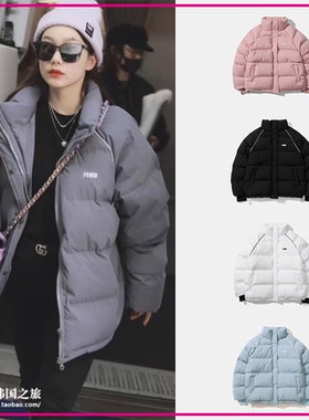 韩国正品代购FCMM短款棉服20新款加厚徐梦洁同款面包服有防伪验证