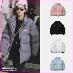 韩国正品代购FCMM短款棉服20新款加厚徐梦洁同款面包服有防伪验证