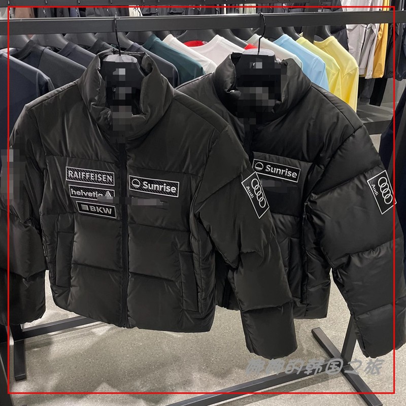 加厚男女奥迪鸭绒立领面包羽绒服