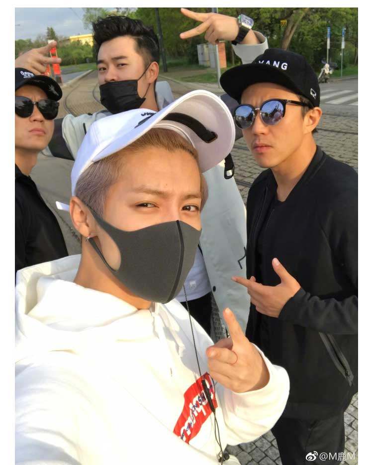 cap韩国鹿晗棒球帽