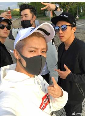 vibrate韩国正品代购BELT CROSS BALL CAP 鹿晗跑男女同款 棒球帽