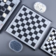 国际象棋带磁性石折叠棋盘初学便携套装 成人儿童学生培训启蒙成功