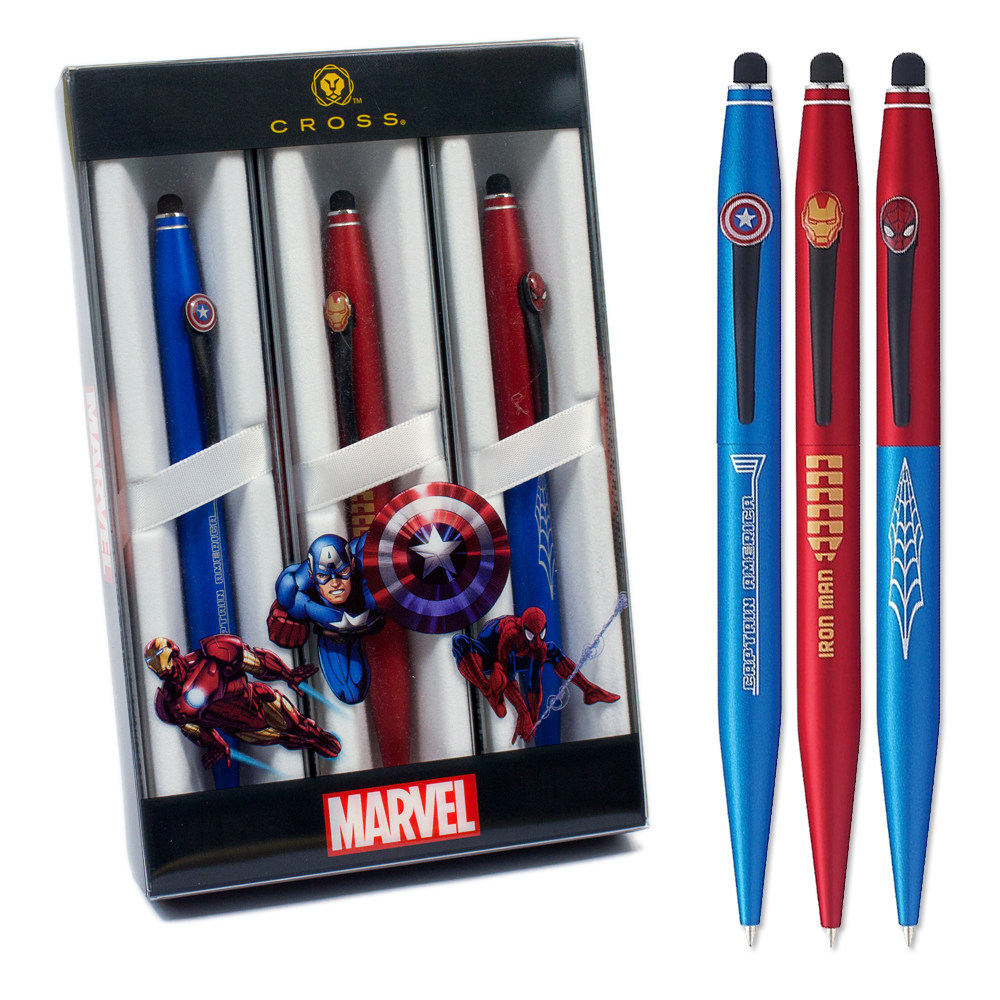 CROSS 高仕复仇者联盟两用笔系列触控圆珠笔礼盒学生练字笔