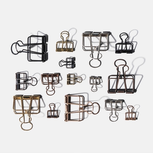 Tools to Liveby 礼拜文房具透视长尾夹19mm/32mm文件办公票据夹