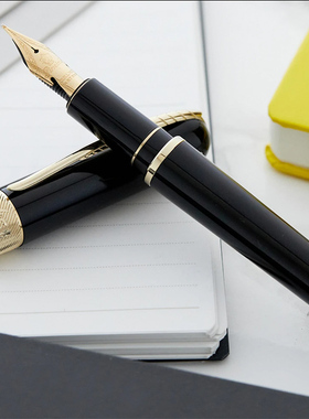 意大利Pineider彼耐德Avatar UR Deluxe14K弹性尖钢笔黑色树脂笔