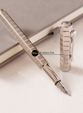 瑞士CDA卡达ECRIDOR艾可朵日内瓦六角形黄铜金属笔杆钢笔自动铅笔