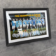 曼城德布劳内生涯款 实木装 饰相框照片墙桌摆挂框摆件酒吧壁画