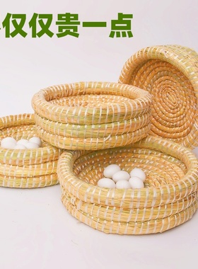 鸽子巢窝鸽子窝鸽巢草窝草编鸡窝下蛋窝孵蛋专用家用信鸽用品用具