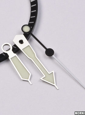 007精工改装金色表针配件seiko夜光适用SKX/SBBN款NH35/NH36机芯