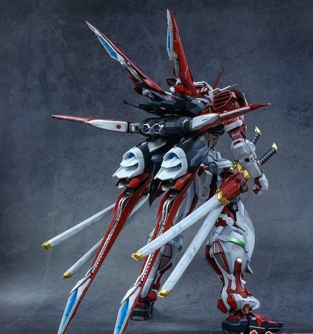 再版尼尔森工坊2.0 1:60pg红侍鬼红异端 带飞行背包 拼装模型