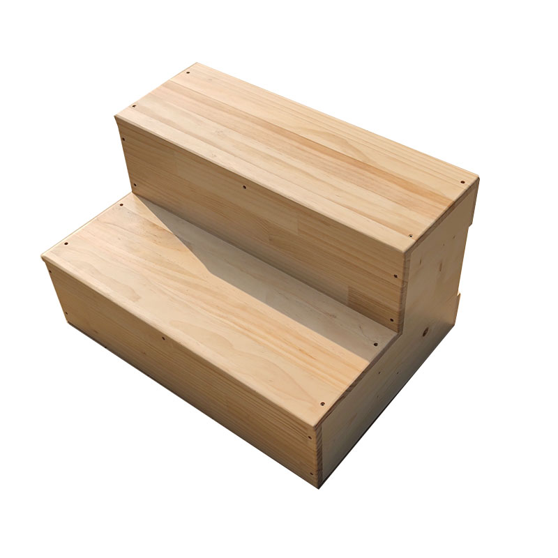 实木台阶双层三层阶梯凳木楼梯脚踏凳子爬高梯浴缸防滑踏家用梯子