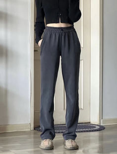 lulu同款soft面料神裤女士高腰长裤直筒休闲空气裤加绒softstreme