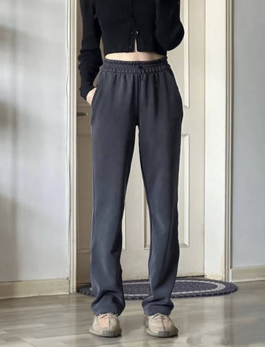 lulu同款soft面料神裤女士高腰长裤直筒休闲空气裤加绒softstreme