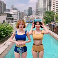 Áo tắm nữ xuân hè 2019 mới chia ba mảnh bikini gợi cảm của Hàn Quốc áo tắm nóng bỏng - Bikinis bộ bơi dài tay nữ