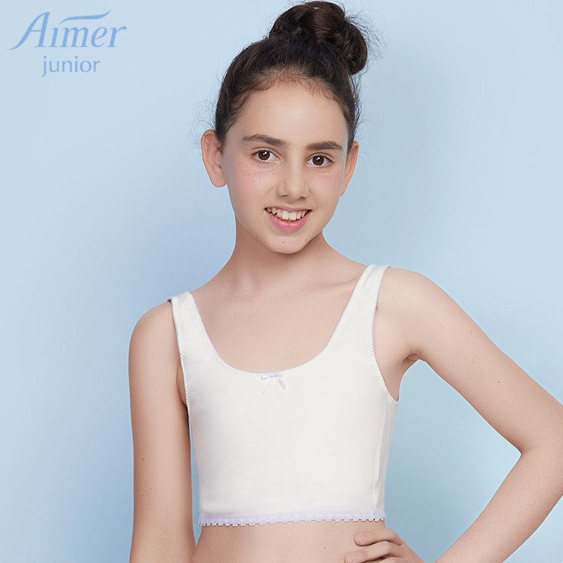 Admiring children's underwear milk modal girl student vest bra stage one AJ115261
