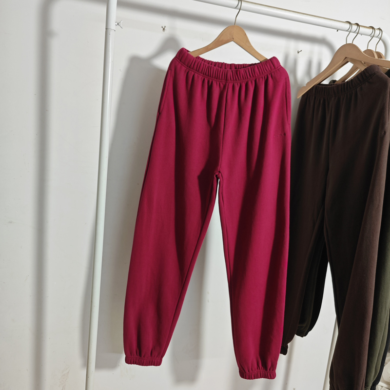 thumbnail for Foreign trade G standard embroidered letter loose casual sweatpants simple and versatile leggings women's F882 full two pieces free shipping