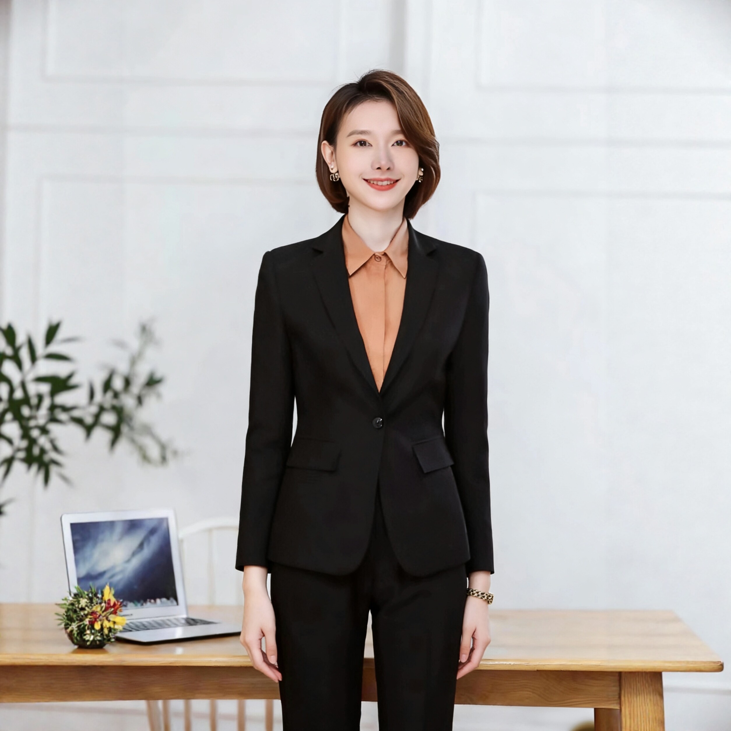女职业装西装西服正装时尚ol修职业女裤套装