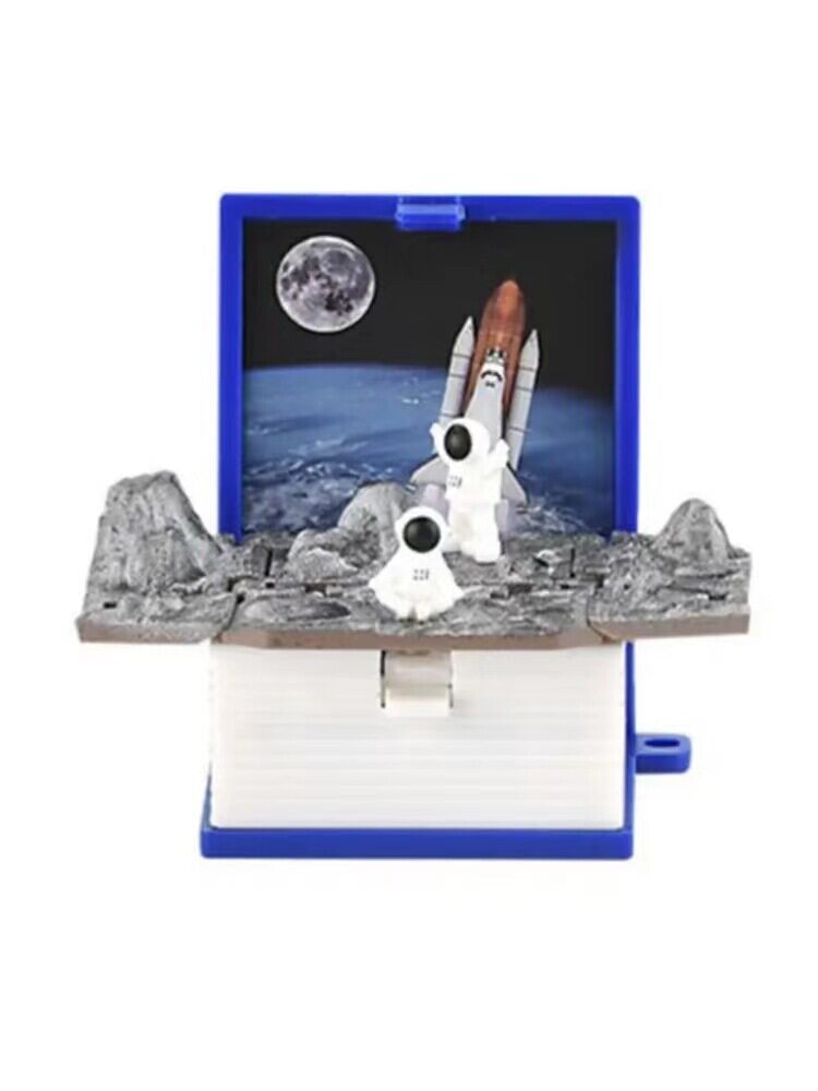 DOUYIN 3D 입체 키 체인 접이식 폭발성 도서 공룡 미니 입체 도서 어린이 교육 장난감 키 펜던트