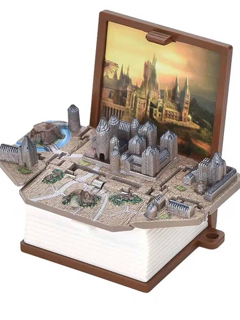 DOUYIN 3D 입체 키 체인 접이식 폭발성 도서 공룡 미니 입체 도서 어린이 교육 장난감 키 펜던트