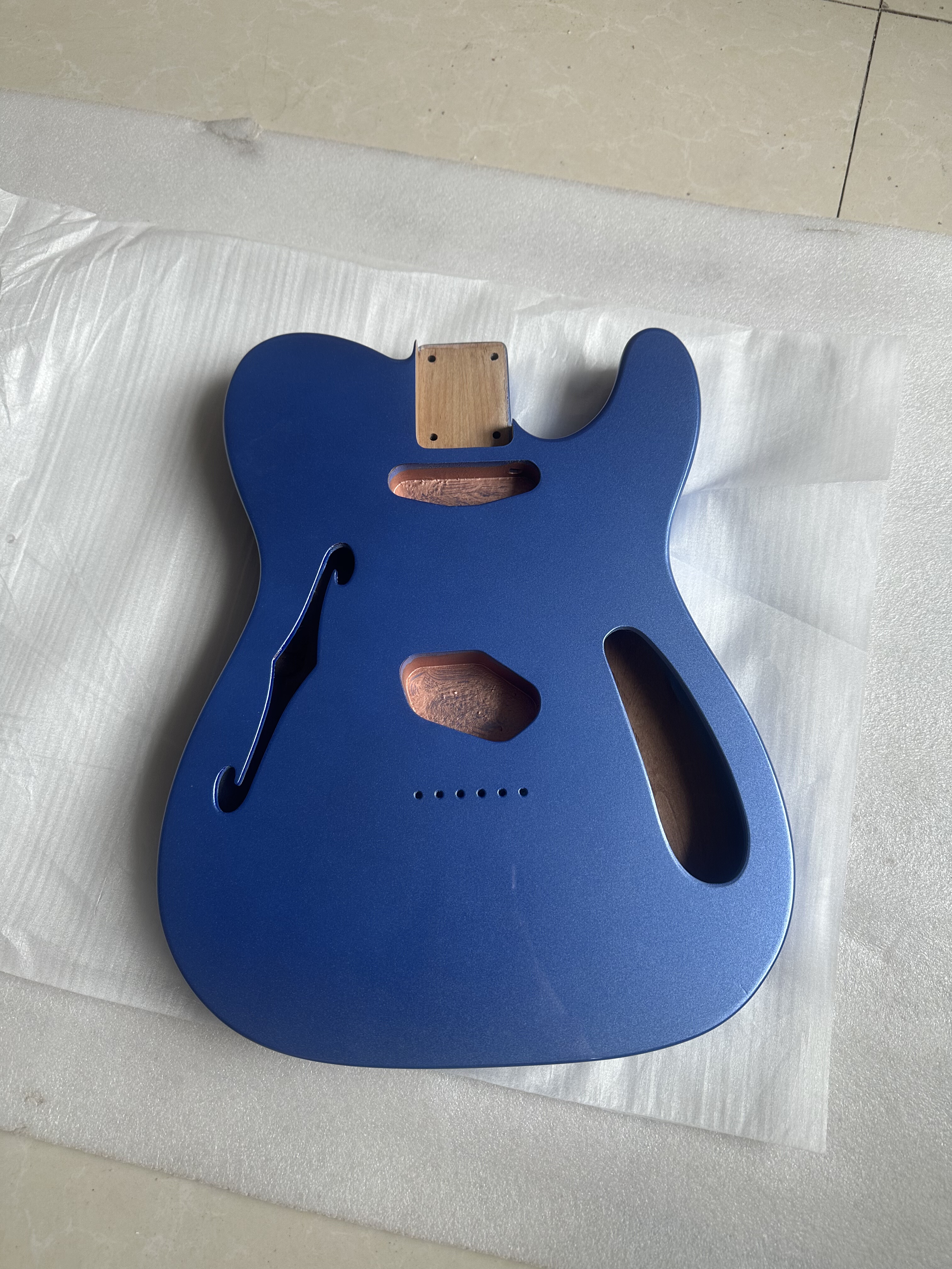 赤杨木alder tl电吉他琴体电吉他亮光金属绿琴体琴桶5.56cm