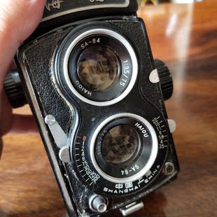 国产经典 机械120双反中画幅相机快门工作8品 古董相机怀旧海鸥4B