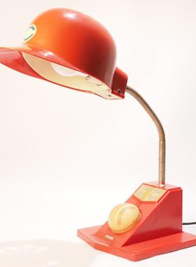 装饰摆件中古日本头盔台灯