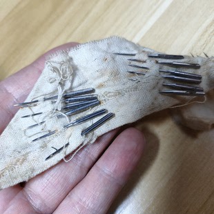 稀有缝纫机针配件威尔考克斯Willcox Gibbs古董手摇缝纫机用针