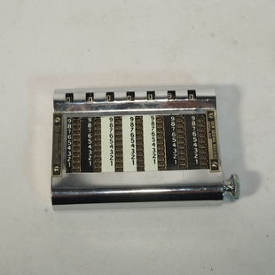 1907S美国GEM链式 加法机复古机械计算器老物件微型便携计算工具