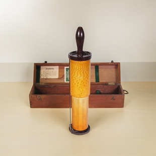 稀有馆藏品老式西洋1956年左右老式斯坦利富勒计算器滑尺圆筒算盘