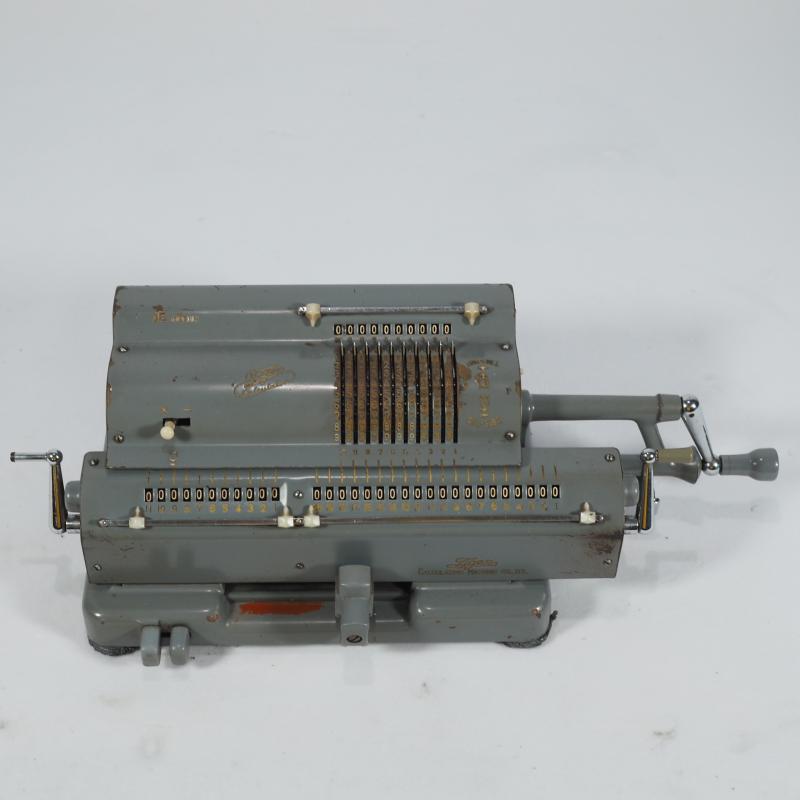 1958年日本古董机械虎牌TIGER手摇计算器西洋算盘功能ok文旅摆件