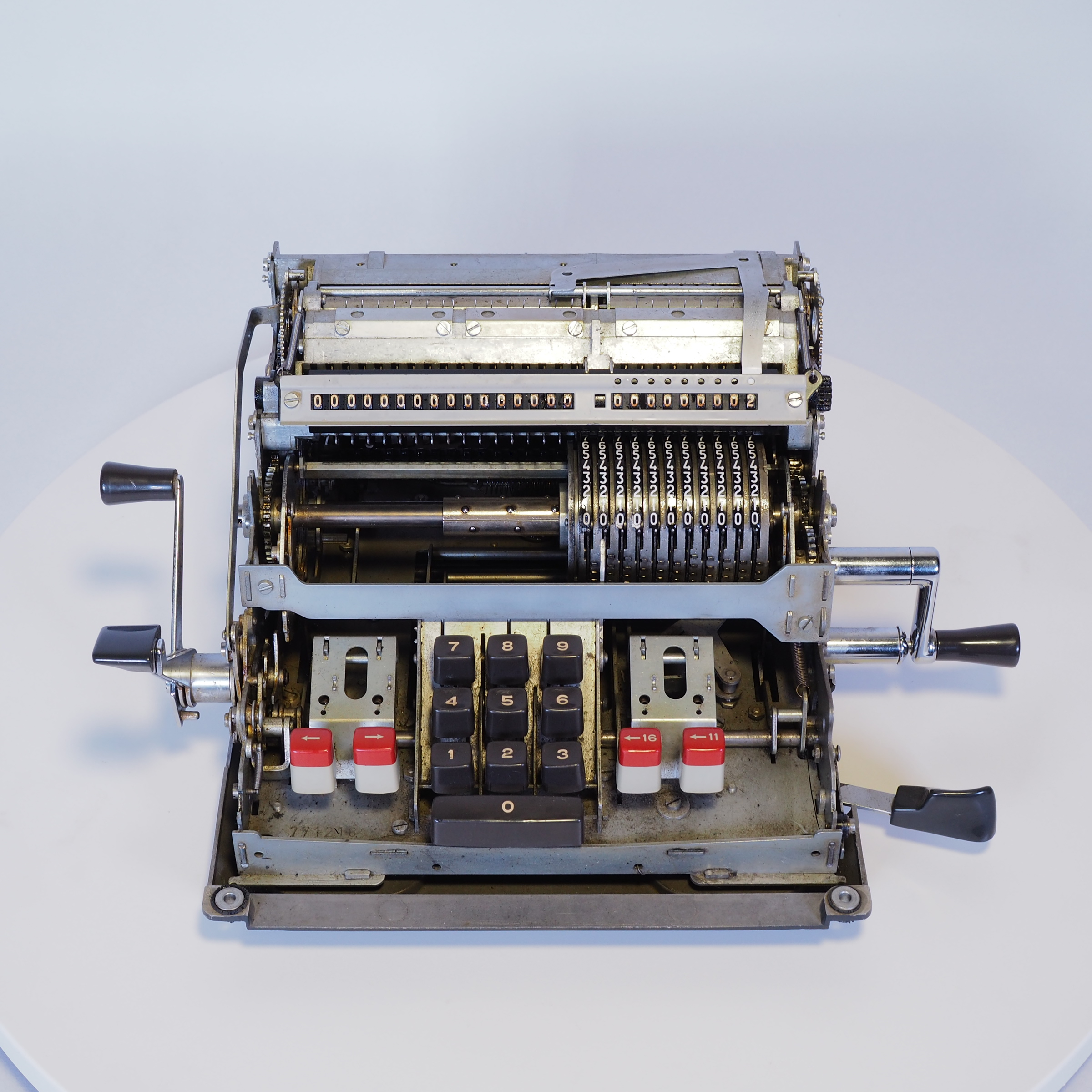 西洋古董老Facit机械手摇计算器西洋算盘功能ok文旅馆藏摆件稀有