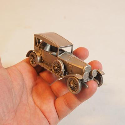 西洋古董老爷车模白镴锡铅模型丹伯里铸币厂1924 年沃克斯豪尔