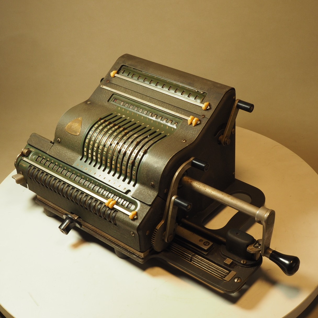 德国 Brunsviga 手摇机械计算器 复古工业风摆件古董老物件功能ok