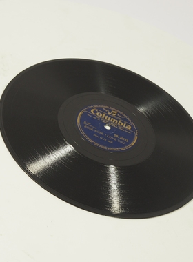哥伦比亚78转胶木玫瑰唱片