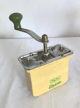 德国中古Pede Unique手摇手动磨豆机咖啡机研磨机塑料壳文旅软装