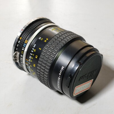 古董尼克尔尼康Micro Nikkor 55mm f2.8单反微距镜头F卡口干净