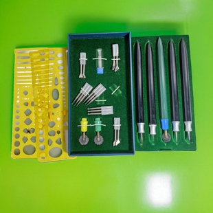 稀有誊写铁笔套盒老物件中古蜡纸铁笔油印机伴侣民俗馆藏摆件