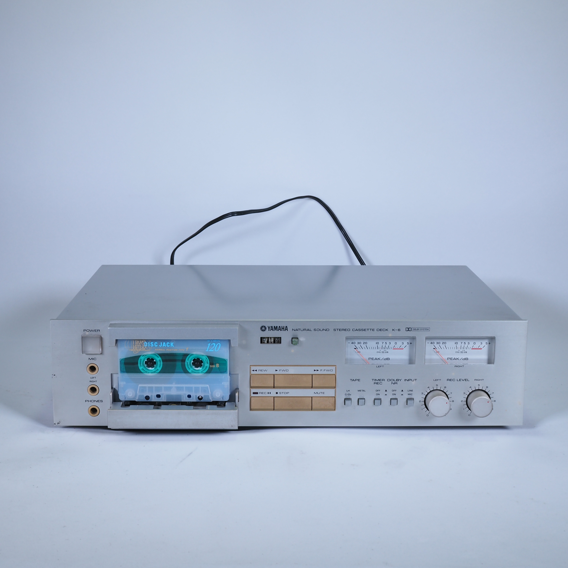 古董卡座雅马哈Yamaha K-6开放舱门卡座磁带发烧音响播放器1981年