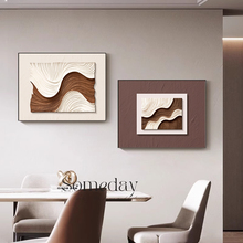 现代简约抽象电表箱遮挡装饰画弱电箱电闸盒挂画免打孔配电盒壁画