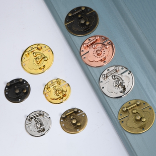 仿古箱扣礼盒搭扣木盒锦盒中式青古铜锁扣单眼扣手41mm,53mm卡扣