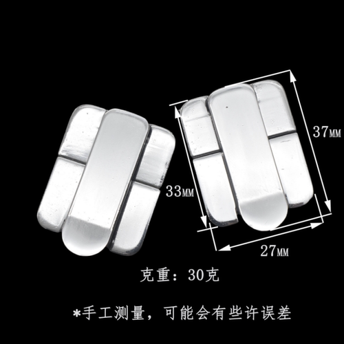 高尔夫台球杆盒木盒锁扣锌合金箱包锁扣五金配件木箱方锁扣