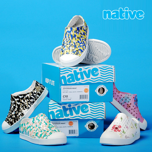 nativejefferson清仓亲子洞洞鞋