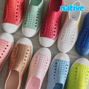 凉鞋 native春夏新款 情侣鞋 亲子户外海滩鞋 洞洞鞋