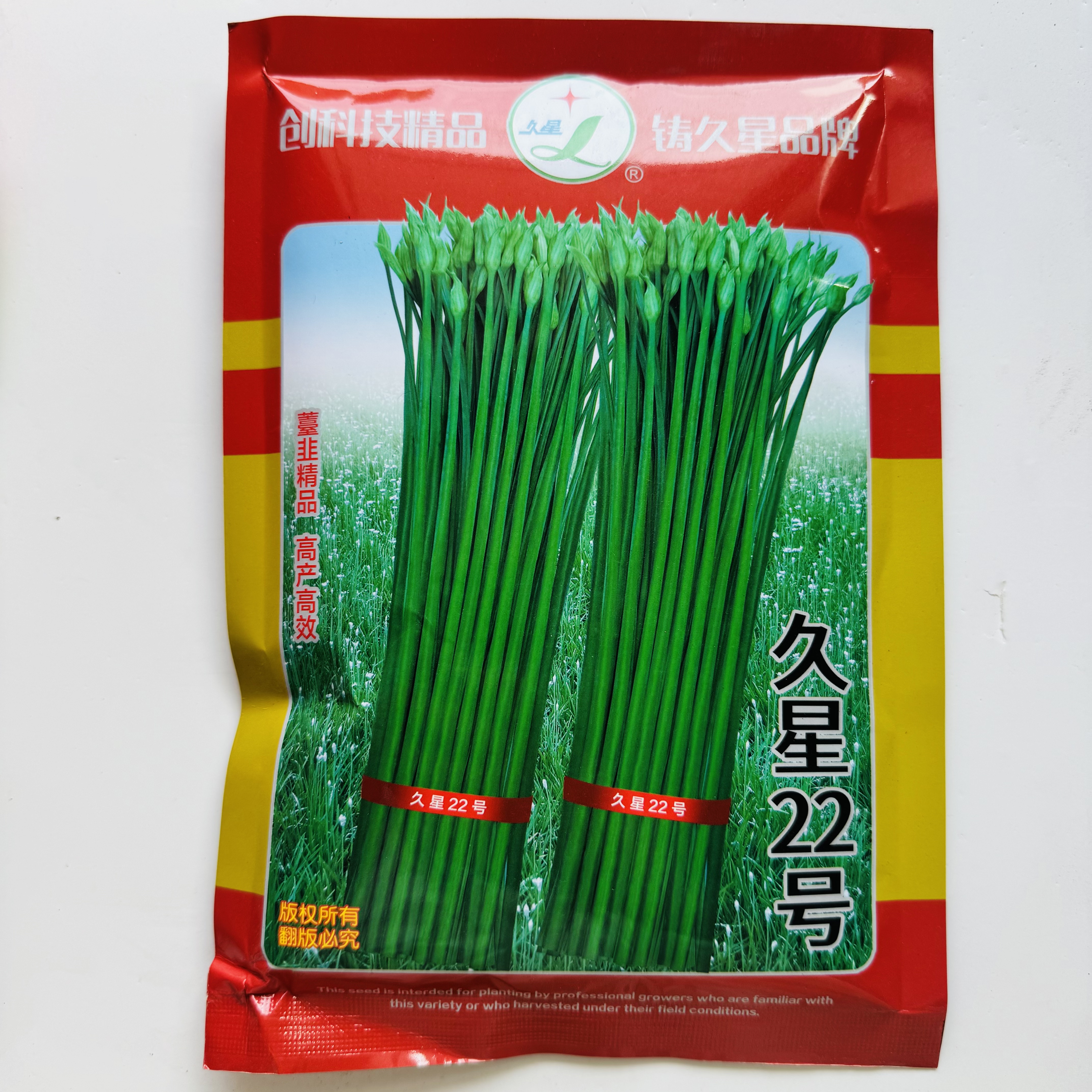 久星22号韭菜种子苔韭种子两用韭苔耐热耐寒大田休眠韭菜种籽抗病