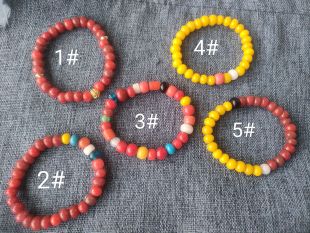 CL59宝琉阁民国手工7 9mm多宝老琉璃珠手链手串diy精品收藏