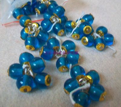 宝手工中式、蓝绿色扣子服装配件