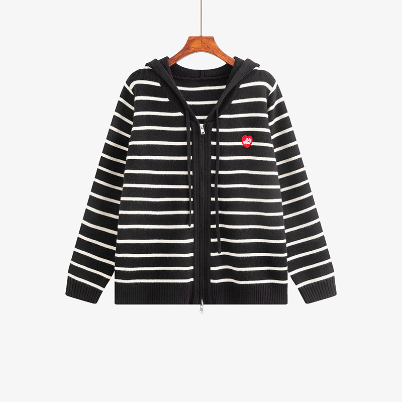 大码女装休闲连帽外套女百搭上衣2025冬款胖mm宽松针织开衫,女装/女士精品,毛针织衫,淘宝优惠券,粉丝福利购,淘宝优惠卷