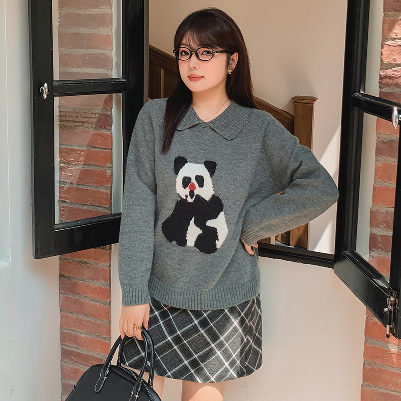 薇薇家绵阳绒套头娃娃领套头